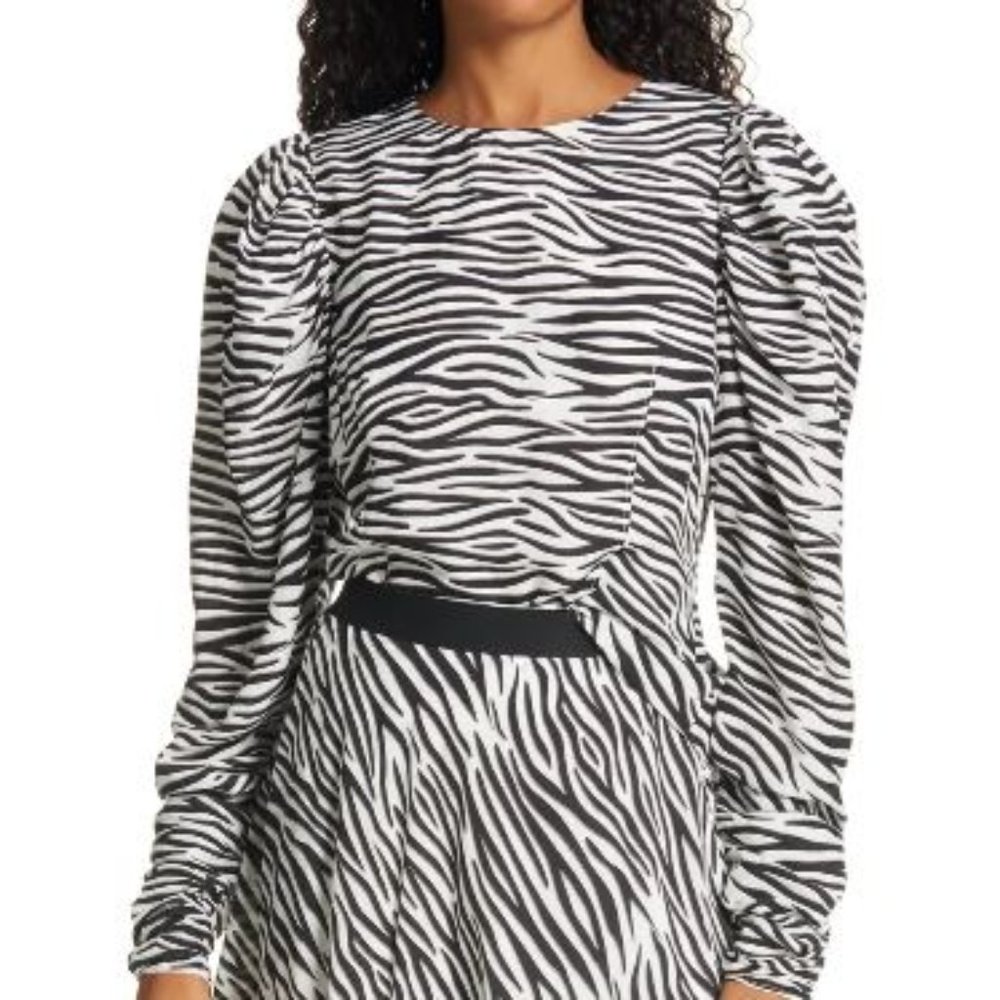 Birgitte Herskind Will Zebra Blouse - Sz 40